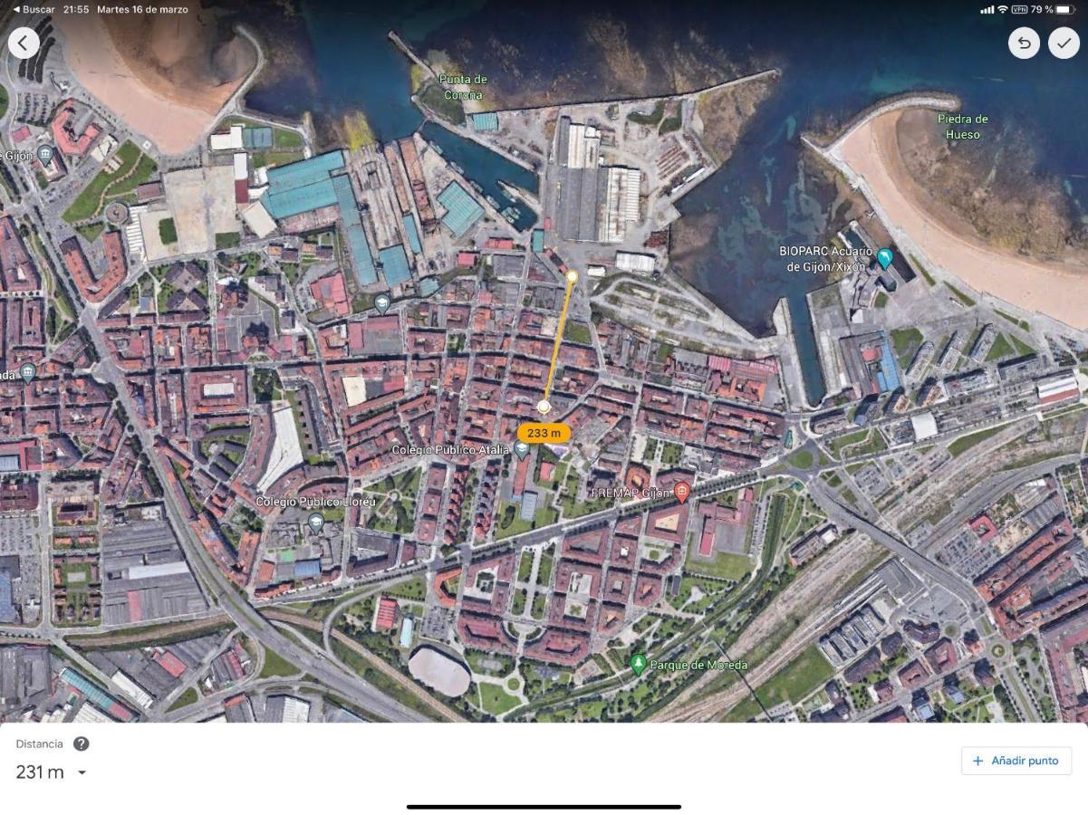 Appartamento Acuarium 1 Gijón Esterno foto